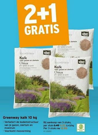 GAMMA Greenway kalk aanbieding