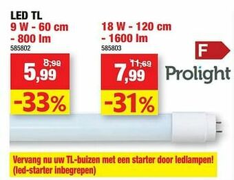 Hubo Led tl aanbieding