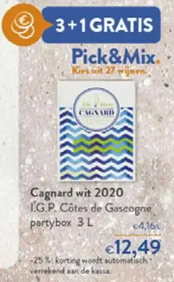 Cagnard wit 2020 i.g.p. côtes de gascogne