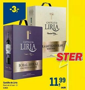 Makro Castillo de liria rood, wit of rosé aanbieding