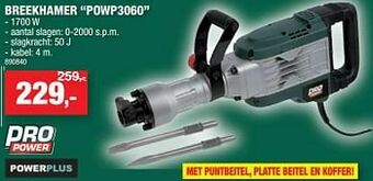 Hubo Powerplus breekhamer powp3060 aanbieding