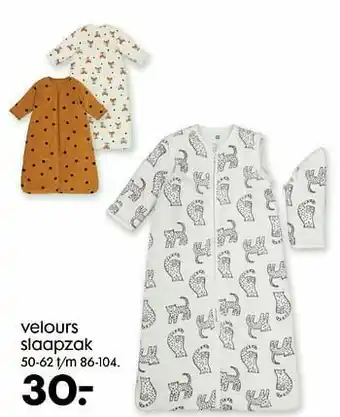 HEMA Velours slaapzak aanbieding