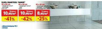 Hubo Vloer--wandtegel namur aanbieding