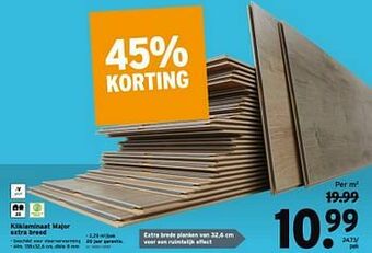 GAMMA Kliklaminaat major extra breed aanbieding