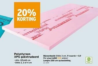 GAMMA Polystyreen xps geëxtrudeerd aanbieding