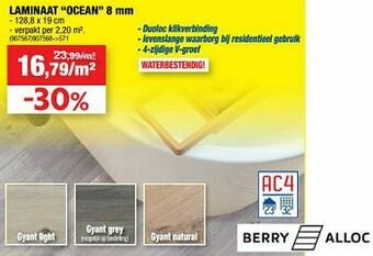 Hubo Laminaat ocean aanbieding