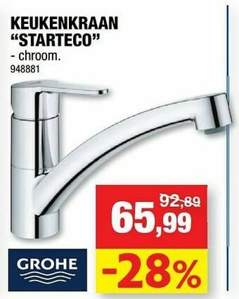 Hubo Keukenkraan starteco aanbieding