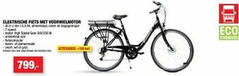 Hubo Elektrische fiets met voorwielmotor aanbieding