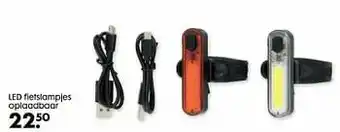 HEMA Led fietslampjes oplaadbaar aanbieding
