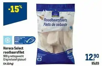 Makro Horeca select roodbaarsfilet aanbieding