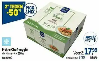 Makro Metro chef veggie mince aanbieding