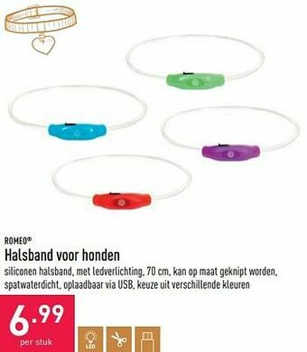 ALDI Halsband voor honden aanbieding