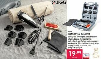 ALDI Quigg tondeuse voor huisdieren aanbieding