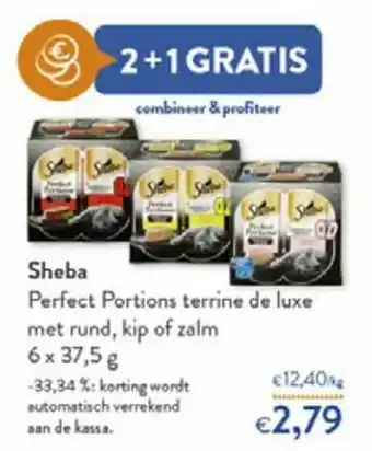 OKay Sheba perfect portions terrine de luxe met rund kip of zalm aanbieding