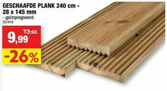 Hubo Geschaafde plank aanbieding