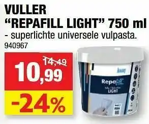 Hubo Vuller repafill light aanbieding