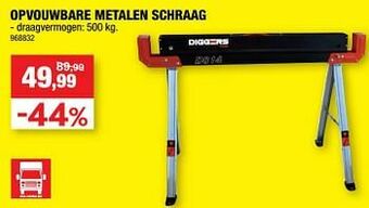 Hubo Opvouwbare metalen schraag aanbieding