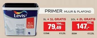 Hubo Primer muur + plafond aanbieding