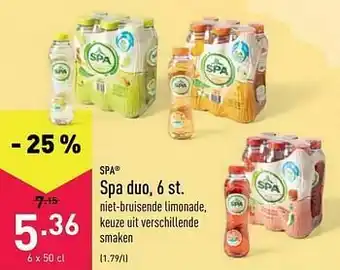 ALDI Spa duo aanbieding