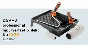 GAMMA Gamma professional muurverfset 5-delig aanbieding