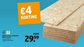 GAMMA Osb3 constructieplaat aanbieding