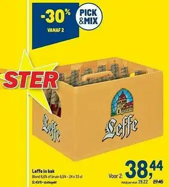 Makro Leffe aanbieding
