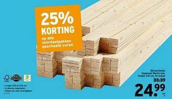 GAMMA Voordeelpakken geschaafd vuren aanbieding