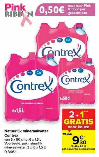 Pak natuurlijk mineraalwater