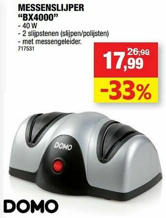 Hubo Domo elektro messenslijper bx4000 aanbieding