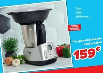 Carrefour Geconnecteerde keukenrobot cuisy chef aanbieding