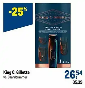 King c. gillette baardtrimmer