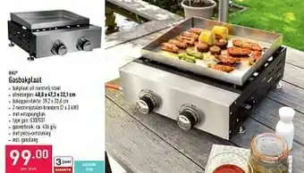 ALDI Bbq gasbakplaat aanbieding