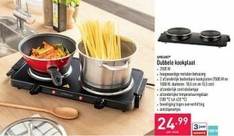 Ambiano dubbele kookplaat