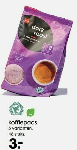 HEMA Koffiepads aanbieding