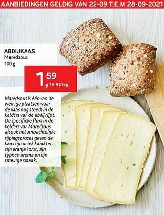 Alvo Abdijkaas maredsous aanbieding