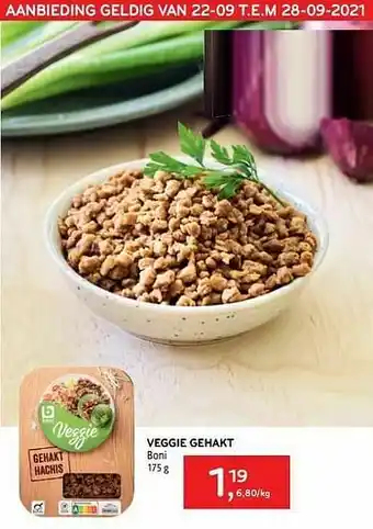 Alvo Veggie gehakt boni aanbieding