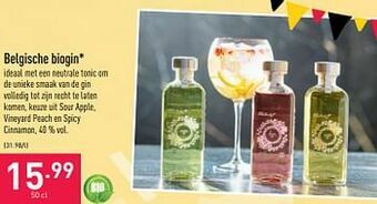 ALDI Belgische biogin aanbieding