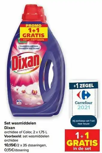 Carrefour Market Set wasmiddelen orchidee aanbieding