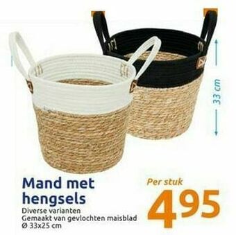 Action Mand met hengsels aanbieding