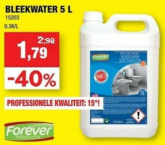 Hubo Bleekwater aanbieding