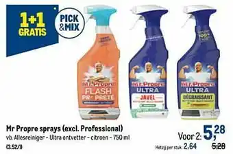 Makro Allesreiniger - ultra ontvetter - citroen aanbieding