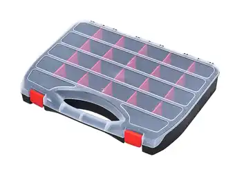 Domino black 45 organizer 45x34x6,8 cm 28 compartimenten