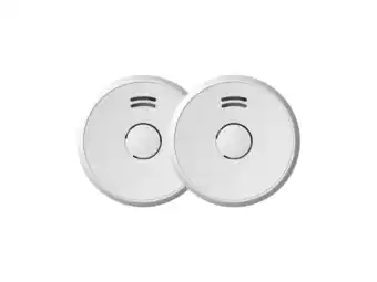 Hubo Profile optische rookmelder duopack + batterij aanbieding