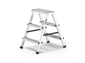 Hubo Diggers trapladder dubbel 2x3 treden aanbieding