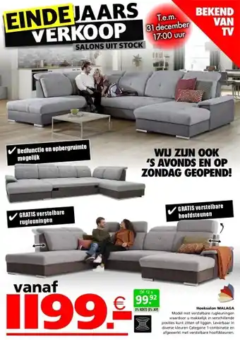 Seats and Sofas Malaga u salon, zetelbed aanbieding