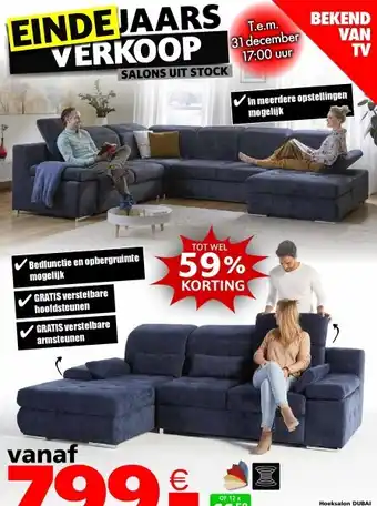 Seats and Sofas Dubai hoeksalon aanbieding