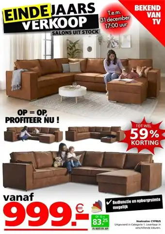 Seats and Sofas Cyprus u salon, zetelbed aanbieding
