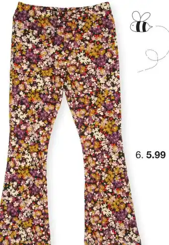 Zeeman Kinder flared legging aanbieding