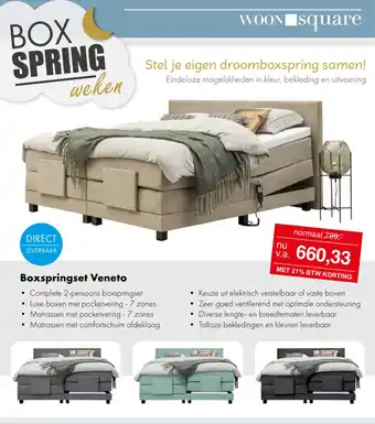 Boxspringset Veneto