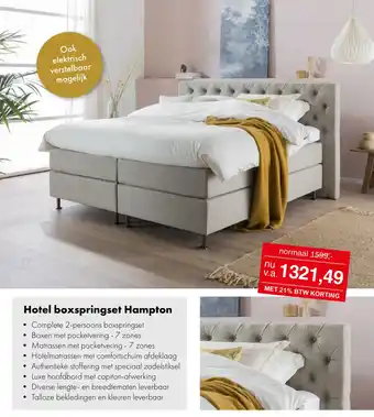 Hotel boxspringset Hampton